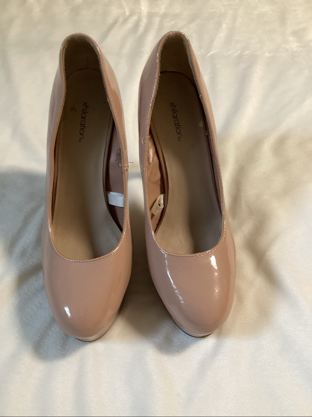 Xhilaration, 5", nude, heel